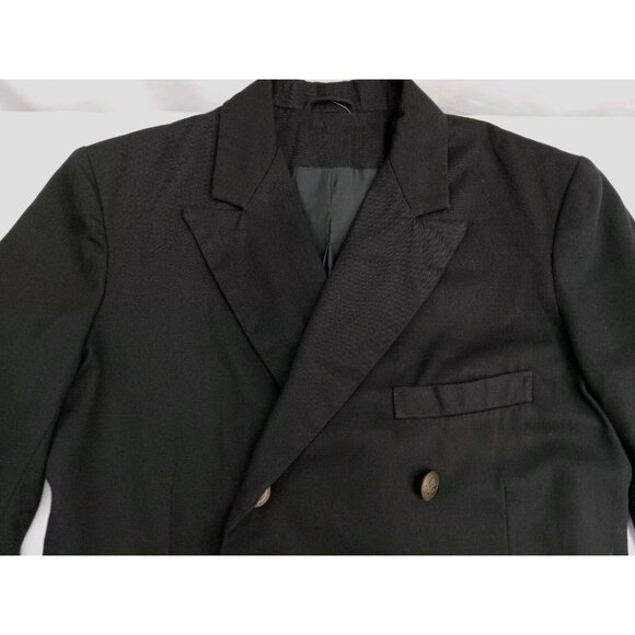 Vintage B Max Women Black Double Breasted Blazer Small Beautiful Design On Slvs - Picture 3 of 14